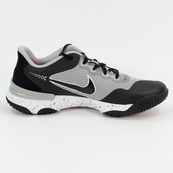 Nike Alpha Huarache Elite 3 Turf 'Light Smoke Grey Black' CK0748-011 Baseball - Picture 4 of 8